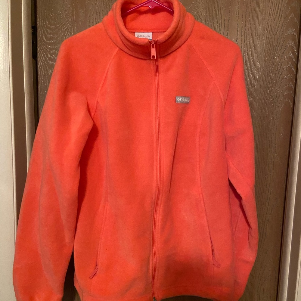Orange zip up Columbia